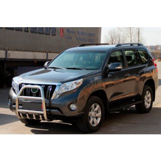 Nerezový přední ochranný rám QT007 Toyota Land Cruiser Prado 150 2009–2023 fotografie 2
