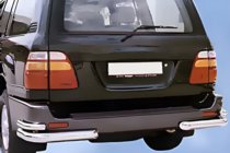 Toyota Land Cruiser 100 1998–2007 Zadní rohy AK003-Double (2 ks, nerez) fotografie 4