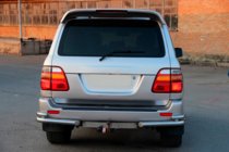 Toyota Land Cruiser 100 1998–2007 Zadní rohy AK003-Double (2 ks, nerez) fotografie 3