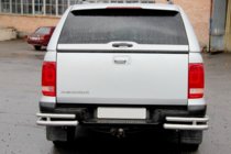 Volkswagen Amarok 2010–2022 Zadní rohy AK003-Double (2 ks, nerez) fotografie 4