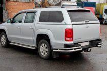 Volkswagen Amarok 2010–2022 Zadní rohy AK003-Double (2 ks, nerez) fotografie 5