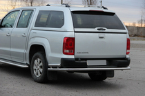 Volkswagen Amarok 2010–2022 Zadní ochranný rám AK005-2 (2 ks, nerez) fotografie 2