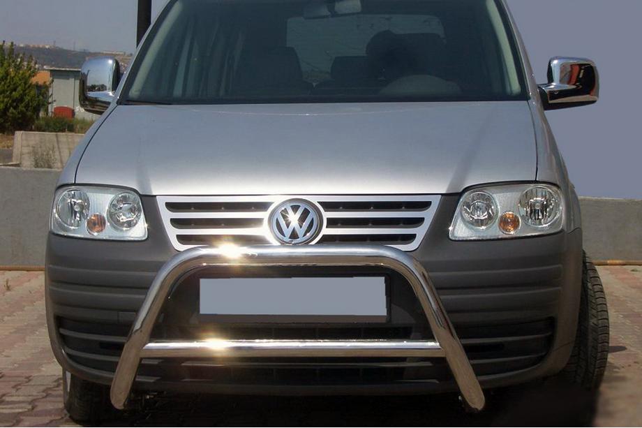 Volkswagen Caddy 2004–2010 Přední ochranný rám WT005 (nerez) Image
