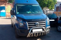 Volkswagen Crafter 2006–2016 Přední ochranný rám (bullbar) WT002 (nerez) fotografie 3