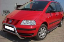 Volkswagen Sharan 1995–2010 Přední ochranný rám WT005 (nerez) fotografie 2