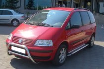 Volkswagen Sharan 1995–2010 Přední ochranný rám WT005 (nerez) fotografie 3