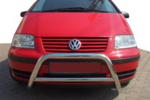 Volkswagen Sharan 1995–2010 Přední ochranný rám WT005 (nerez) fotografie 1