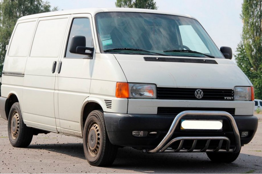 Volkswagen T4 Transporter 1990–2003 Nerezový přední ochranný rám (bullbar) WT002 60 mm Image