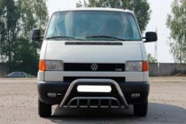 Volkswagen T4 Caravelle/Multivan 1990–2003 Přední ochranný rám (bullbar) WT002 (nerez) fotografie 1
