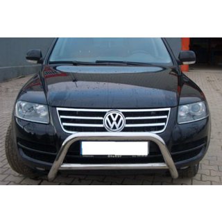 Nerezový přední ochranný rám WT005 Colt Volkswagen Touareg 2002–2010 fotografie 4