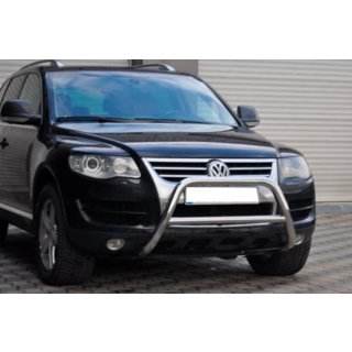 Nerezový přední ochranný rám WT005 Colt Volkswagen Touareg 2002–2010 fotografie 3
