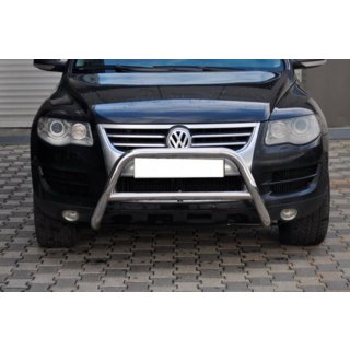 Nerezový přední ochranný rám WT005 Colt Volkswagen Touareg 2002–2010 fotografie 1