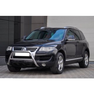 Nerezový přední ochranný rám WT005 Colt Volkswagen Touareg 2002–2010 fotografie 2