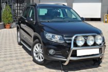 Volkswagen Tiguan 2007–2016 Přední ochranný rám WT018 (nerez) fotografie 1