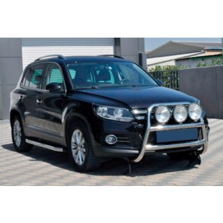 Přední ochranný rám WT018 (nerez) Volkswagen Tiguan 2007–2016 fotografie 3