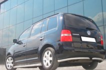 Volkswagen Touran 2003–2010 Zadní rohy AK003 (2 ks, nerez) fotografie 4