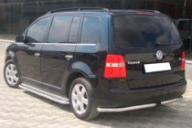 Volkswagen Touran 2003–2010 Zadní rohy AK003 (2 ks, nerez) fotografie 3