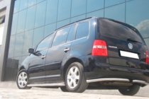 Volkswagen Touran 2003–2010 Zadní rohy AK003 (2 ks, nerez) fotografie 2