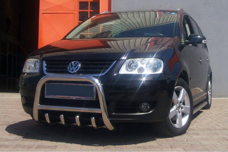Volkswagen Touran 2003–2010 Nerezový přední ochranný rám QT006 Fotografie 1