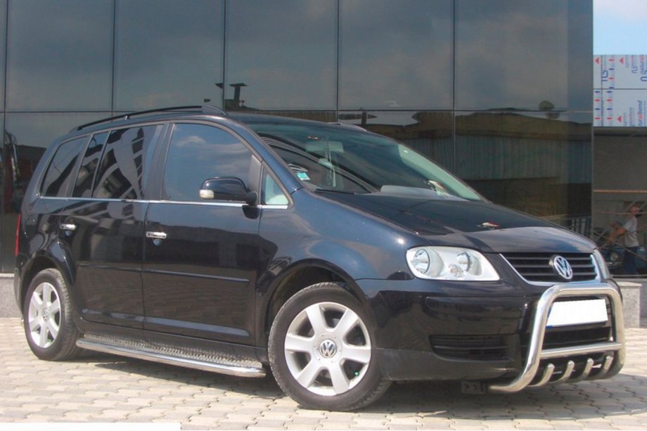 Volkswagen Touran 2003–2010 Nerezový přední ochranný rám QT006 Fotografie 3