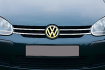 Volkswagen Golf 6 2008–2014 Nerezové kryty na mřížku (4 ks) fotografie 1