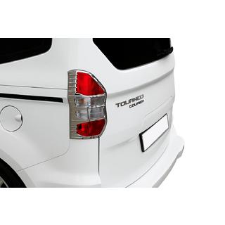 Chromové kryty brzdových světel (2 ks, plast) Ford Courier 2014–2023 fotografie 1