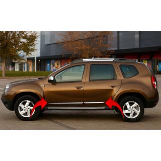 Chromové lišty dveří (4 ks, nerez) Renault Duster 2008–2017 fotografie 1