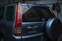 Honda CRV 2001–2006 Chromové kryty brzdových světel (2 ks, plast) fotografie 1