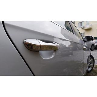 Ploché nerezové kryty klik dveří (4 ks) Volkswagen Passat B6 2006–2012 fotografie 1