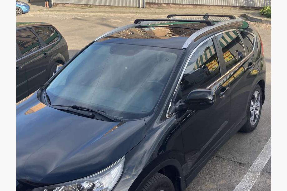 Honda CRV 2012–2016 Střešní příčníky na integrované hagusy Skybar Special (2 ks) Šedá Fotografie 18