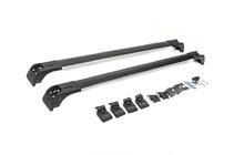 Příčníky na integrované střešní ližiny, uzamykatelné Skybar V2 (2 ks) do 120 cm, šedé fotografie 9
