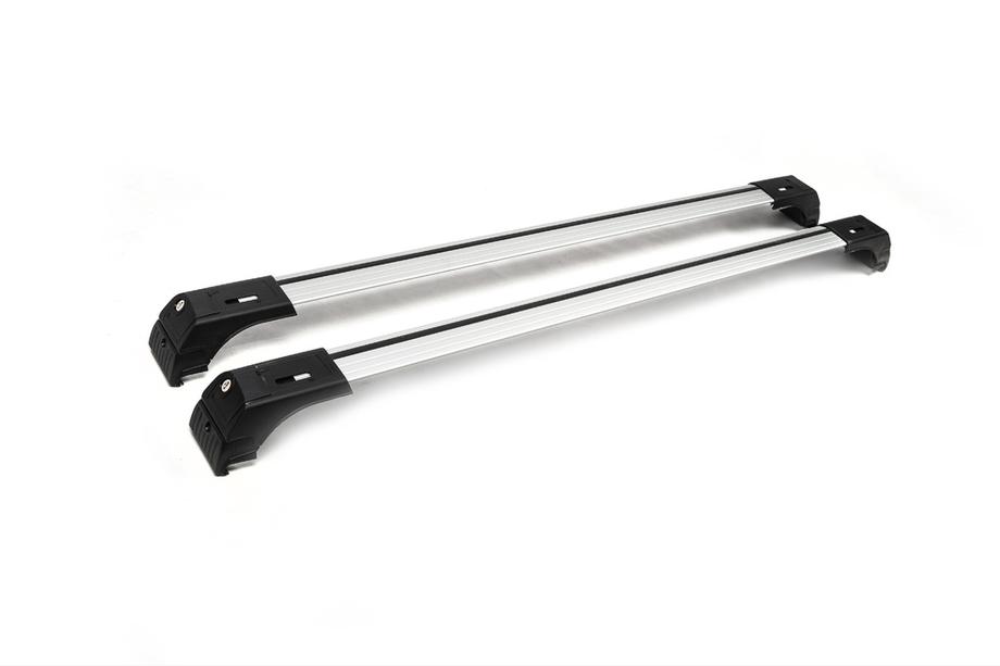 Příčníky na integrované střešní ližiny, uzamykatelné Skybar V2 (2 ks) do 120 cm, černé Fotografie 23
