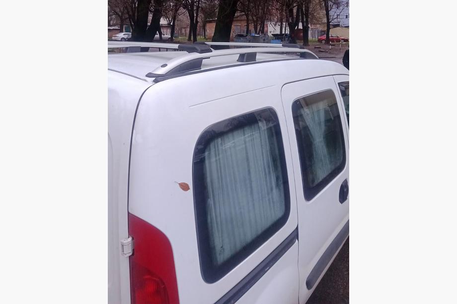 Renault Kangoo 1998–2008 Střešní ližiny Skyport (matná šedá) Fotografie 1