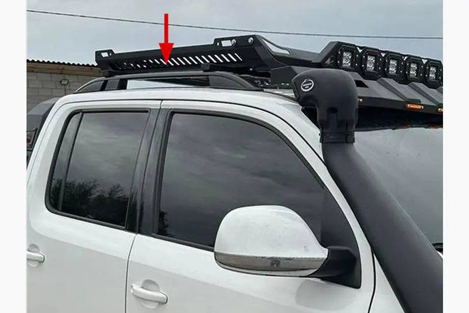 Volkswagen Amarok 2010–2022 Střešní podélníky Skyport Black Image