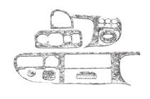 Ford Transit 1991–2000 Kryty palubní desky (1997-2000) fotografie 6