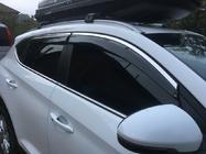Hyundai Tucson TL 2016–2021 Ofuky oken s chromovou lištou (6 ks, Niken) fotografie 5