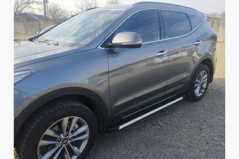 Hyundai Santa Fe 3 2012–2018 Boční nášlapy Maya V1 (2 ks, hliník) Image