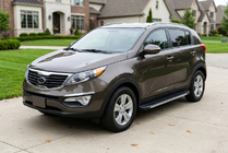 Kia Sportage 2010–2015 Boční nášlapy Maya V1 (2 ks, hliník) fotografie 1