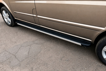 Mercedes Vito/V-class W447 2014– Boční nášlapy Maya V1 (2 ks, hliník) fotografie 5