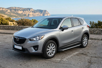 Mazda CX-5 2012–2017 Boční nášlapy Maya V1 (2 ks, hliník) fotografie 1