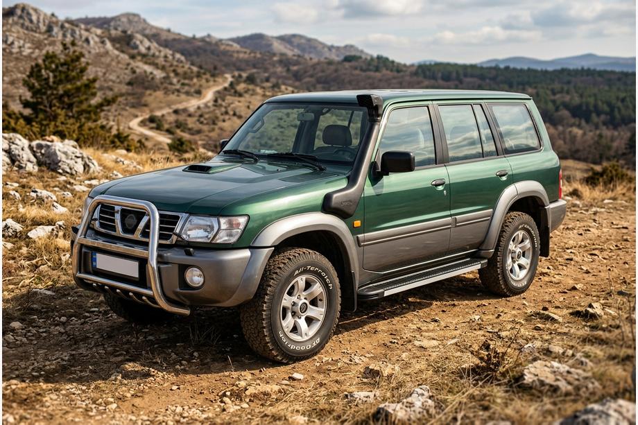 Nissan Patrol Y61 1997–2011 Boční nášlapy Maya V1 (2 ks, hliník) Image