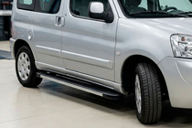 Peugeot Partner 1996–2008 Boční nášlapy Maya V1 (2 ks, hliník) fotografie 2
