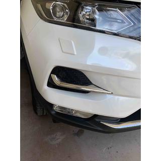 Nerezové kryty mlhových světel (2017↗, nerez) Nissan Qashqai 2014–2021 fotografie 1