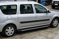 Renault Logan MCV 2005–2013 Boční nášlapy Maya V1 (2 ks, hliník) fotografie 2