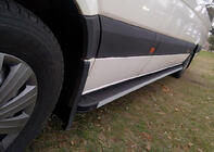 Volkswagen Crafter 2006–2016 Boční nášlapy Maya (2 ks, hliník) Long/ExtraLong fotografie 6