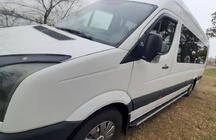 Volkswagen Crafter 2006–2016 Boční nášlapy Maya (2 ks, hliník) Long/ExtraLong fotografie 4