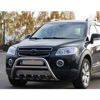 Přední nerezový ochranný rám WT003 Chevrolet Captiva 2006–2019 fotografie 2