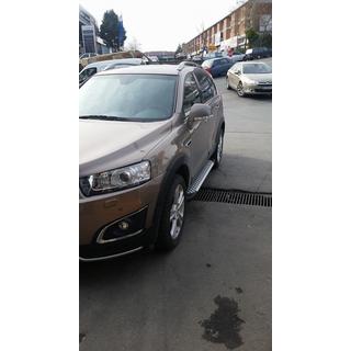 Boční nášlapy Allmond Grey (2 ks, hliník) Chevrolet Captiva 2006–2019 fotografie 2