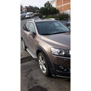 Boční nášlapy Allmond Grey (2 ks, hliník) Chevrolet Captiva 2006–2019 fotografie 3