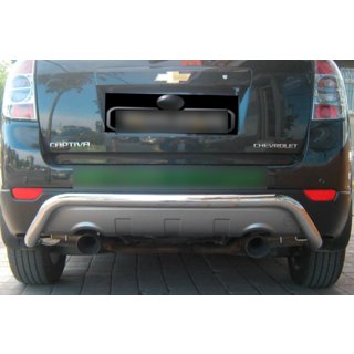 Zadní ochranný rám AK007 (nerez) Chevrolet Captiva 2006–2019 fotografie 2